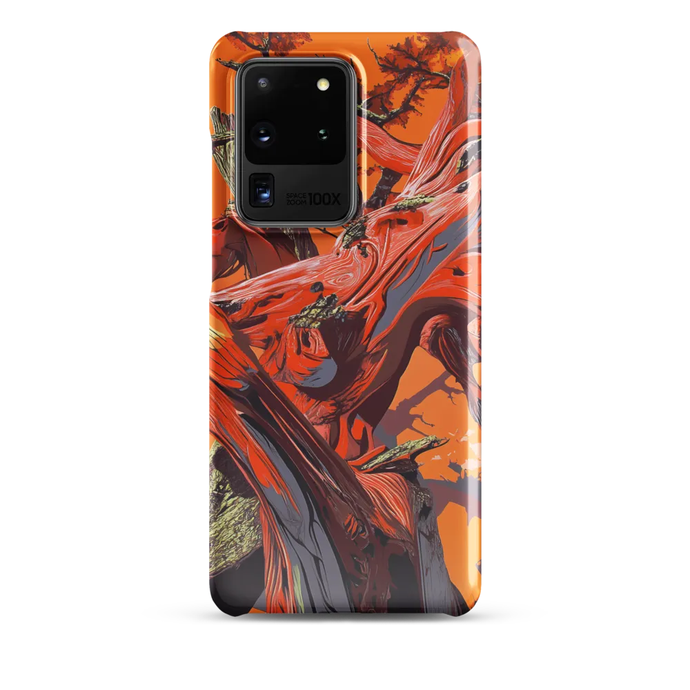 Life in Motion: An Abstract Tree | Phone Case |  S20 Ultra | Snap Case | Glossy