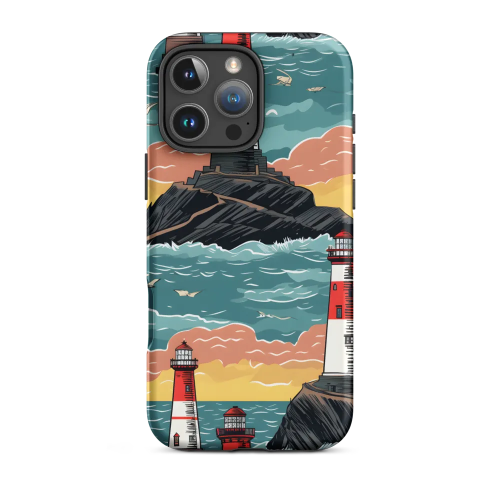 Lighthouses in a Whimsical Ocean