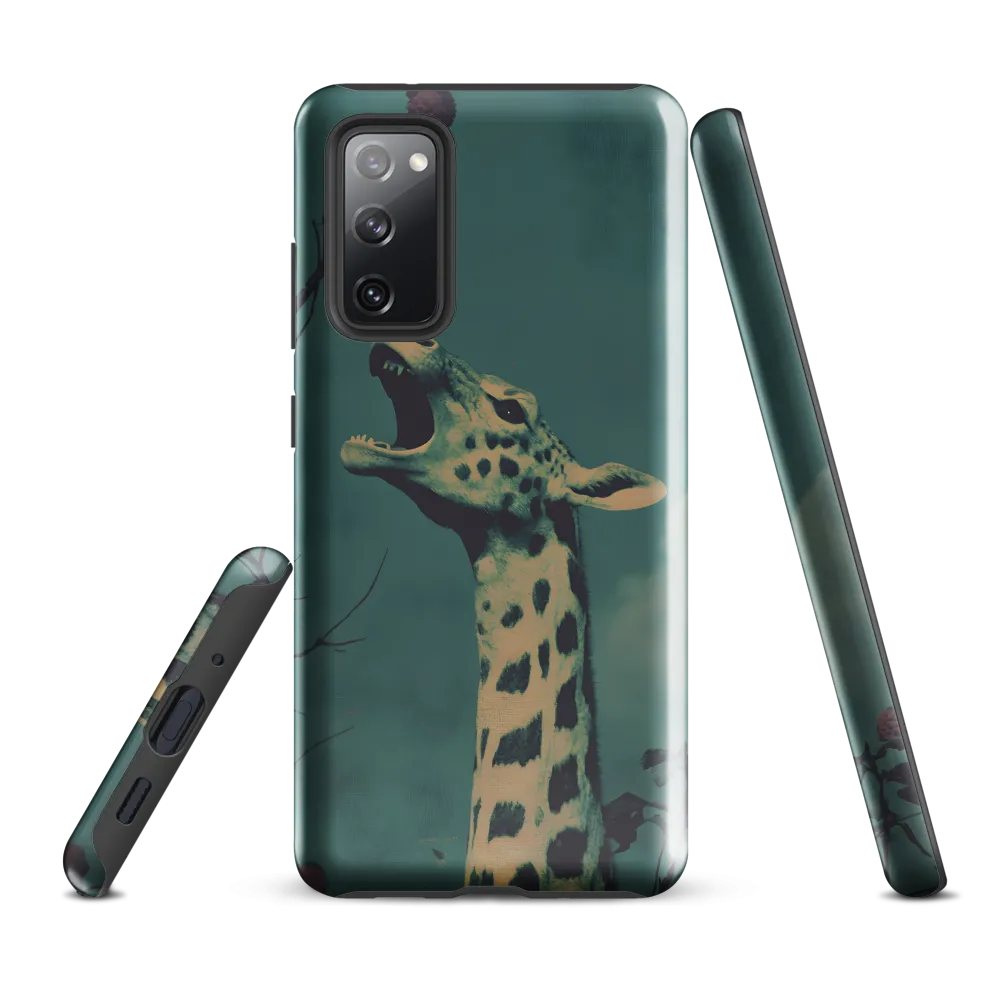 Whispers of the Tall: A Surreal Giraffe Encounter