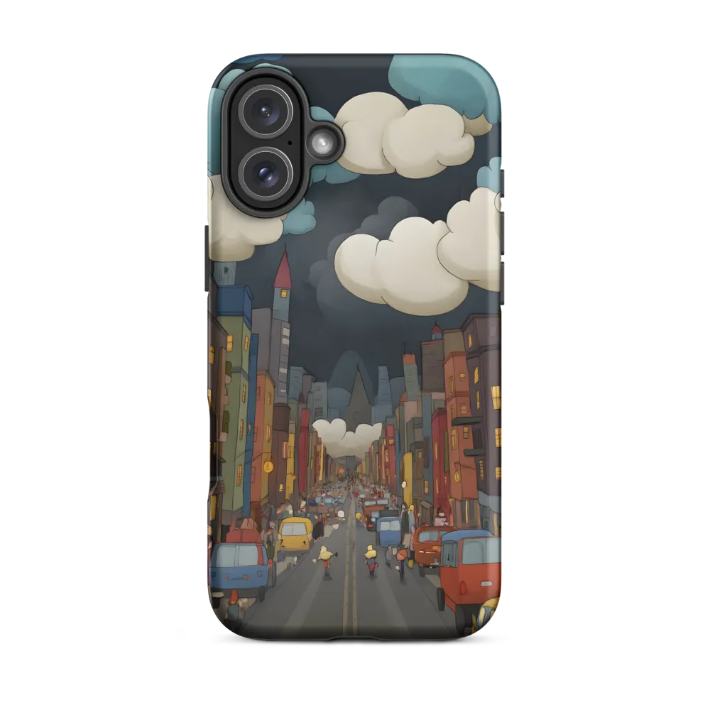 Urban Symphony: A City Awakens at Dusk | Phone Case |  16 Plus | Tough Case | Matte