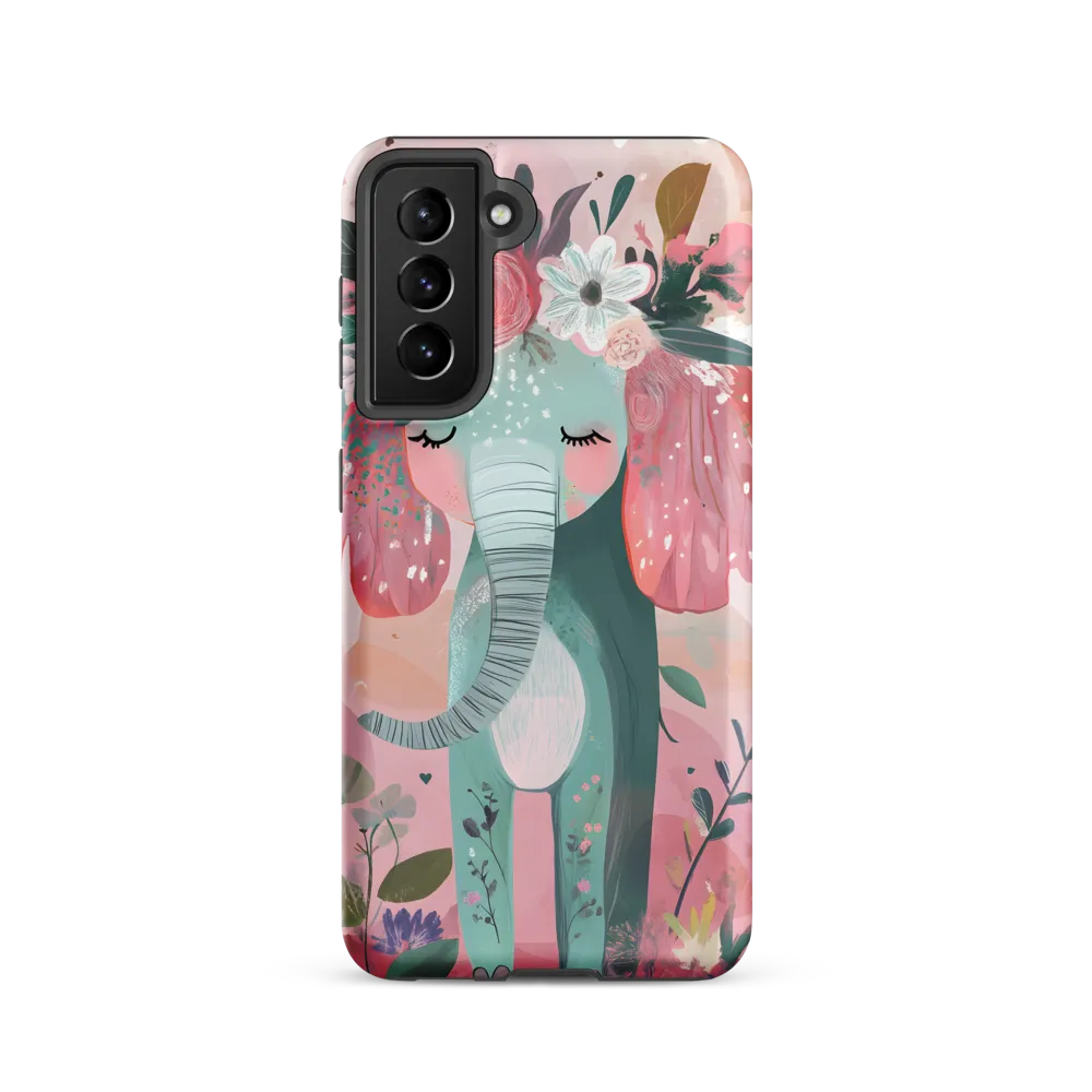 Whimsical Elephant in Bloom