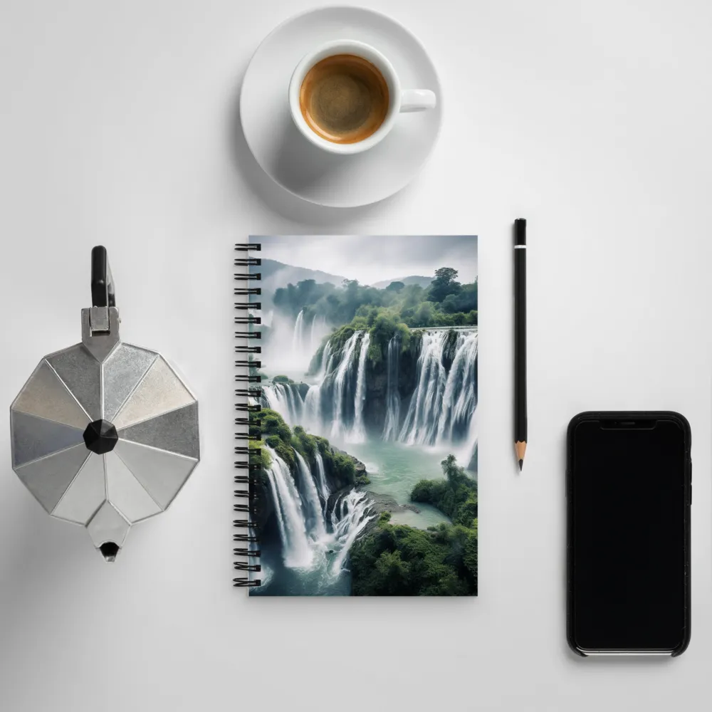 Whispers of the Cascades | Spiral Notebook