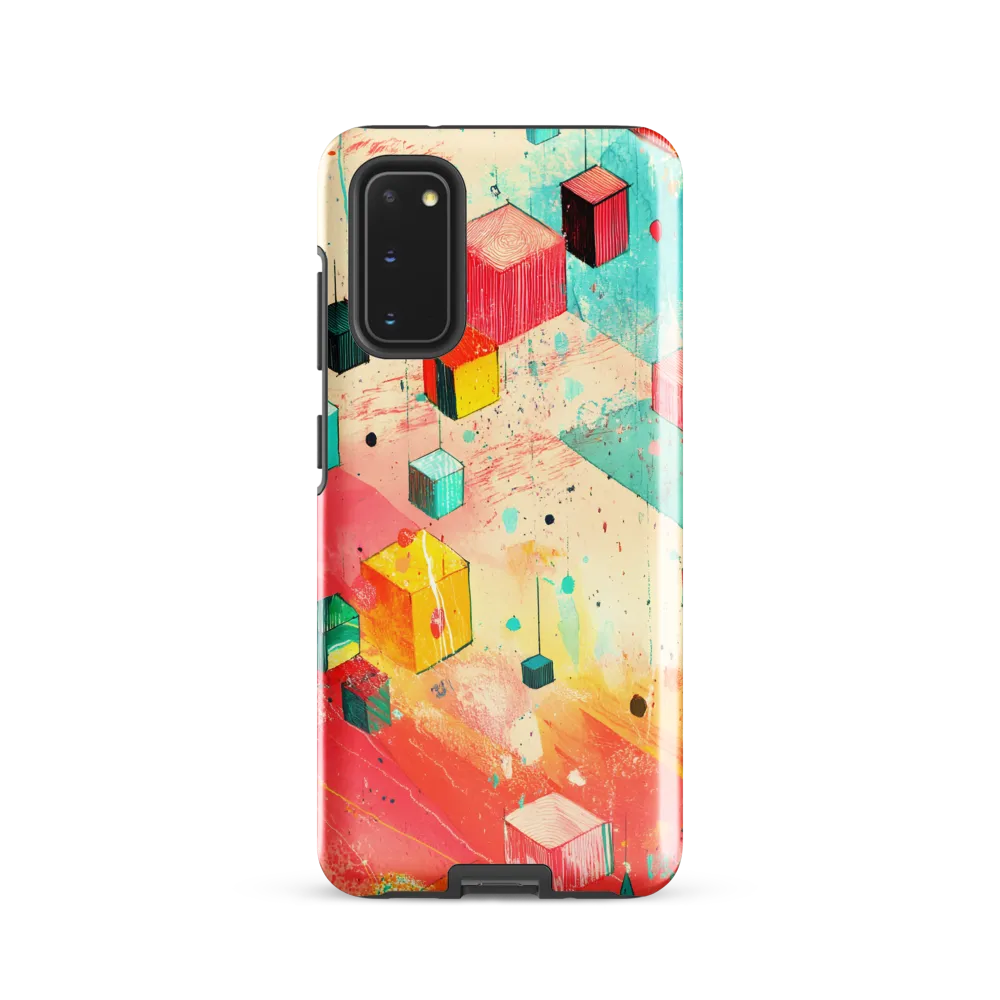 Suspended Cubes in Colorful Abstraction