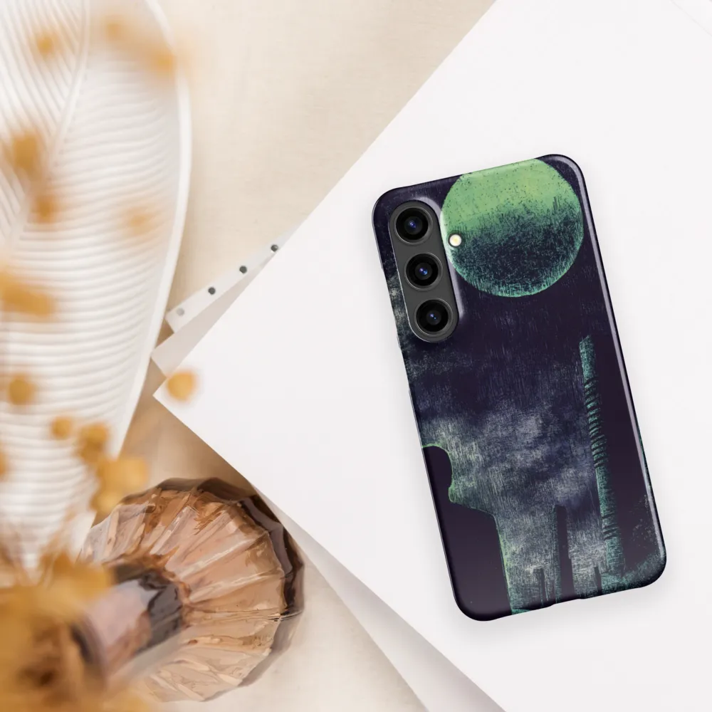 Lunar Solitude | Phone Case |  S24 Plus | Snap Case | Glossy