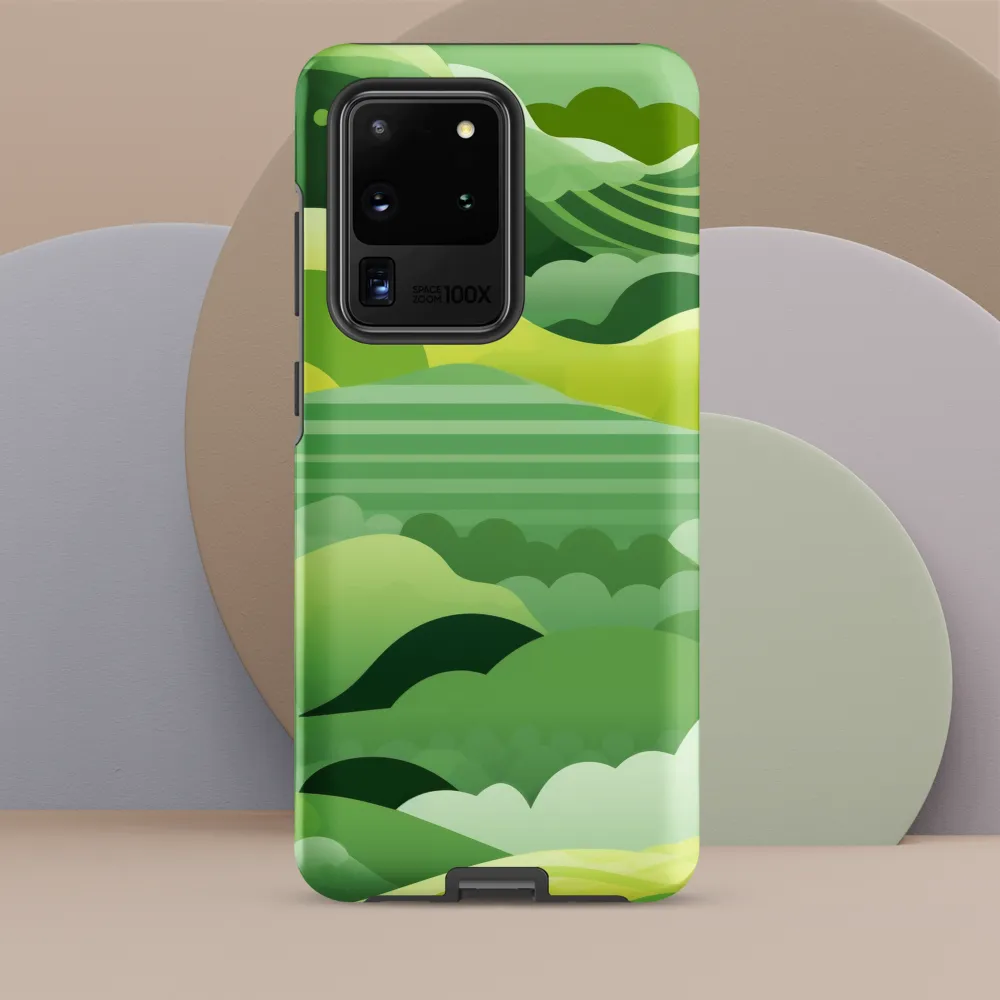 Tranquility in Green Waves
