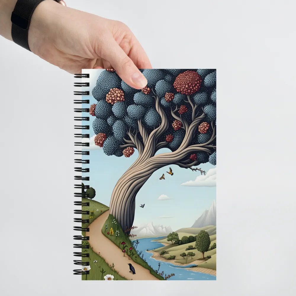 The Whimsical Embrace of Nature | Spiral Notebook