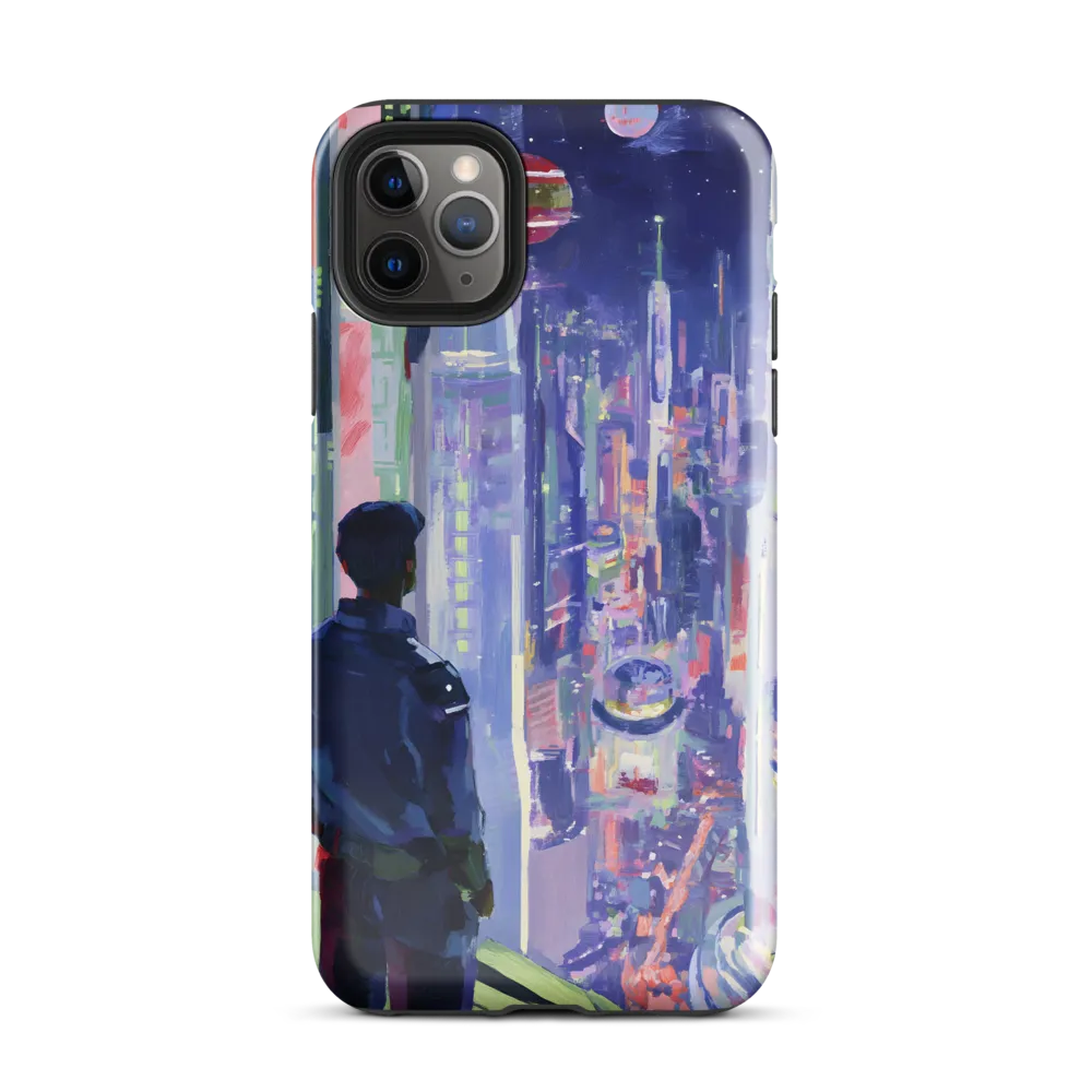 Glimpses of a Neon Future | Phone Case |  11 Pro Max | Tough Case | Glossy