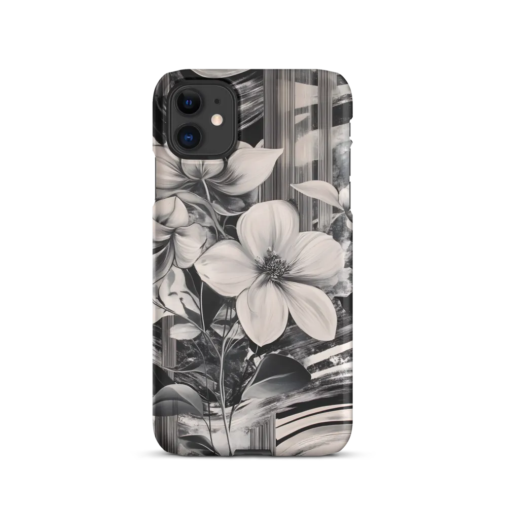Ethereal Bloom: A Dance of Monochromes