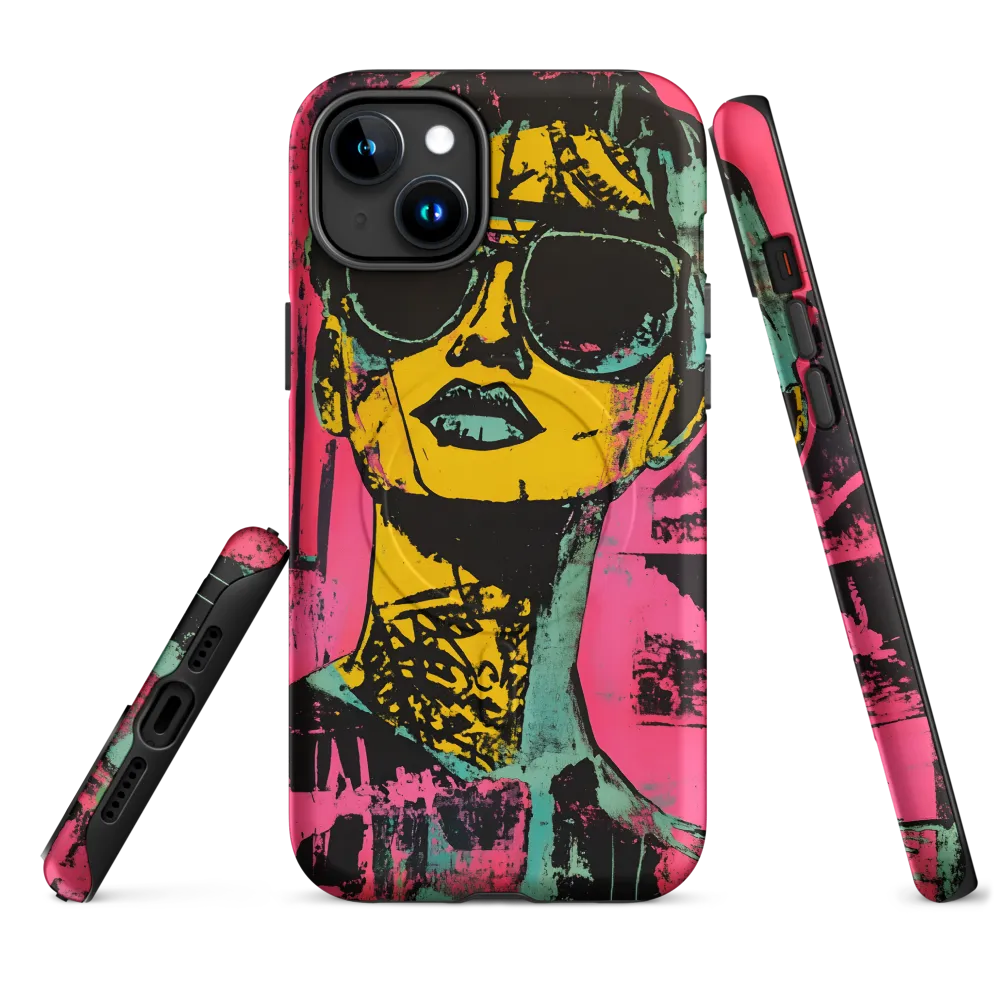 Confident Portrait in Neon Colors