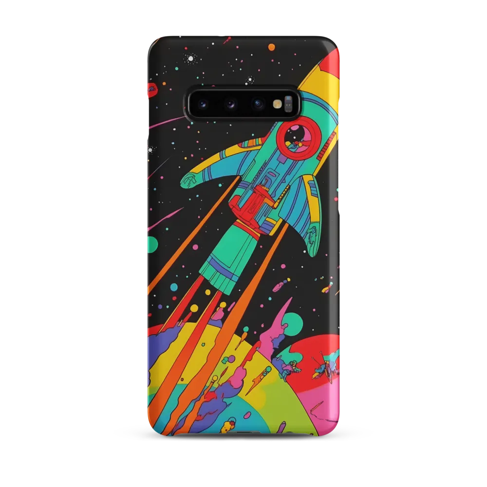 Cosmic Voyage: The Neon Lift-Off