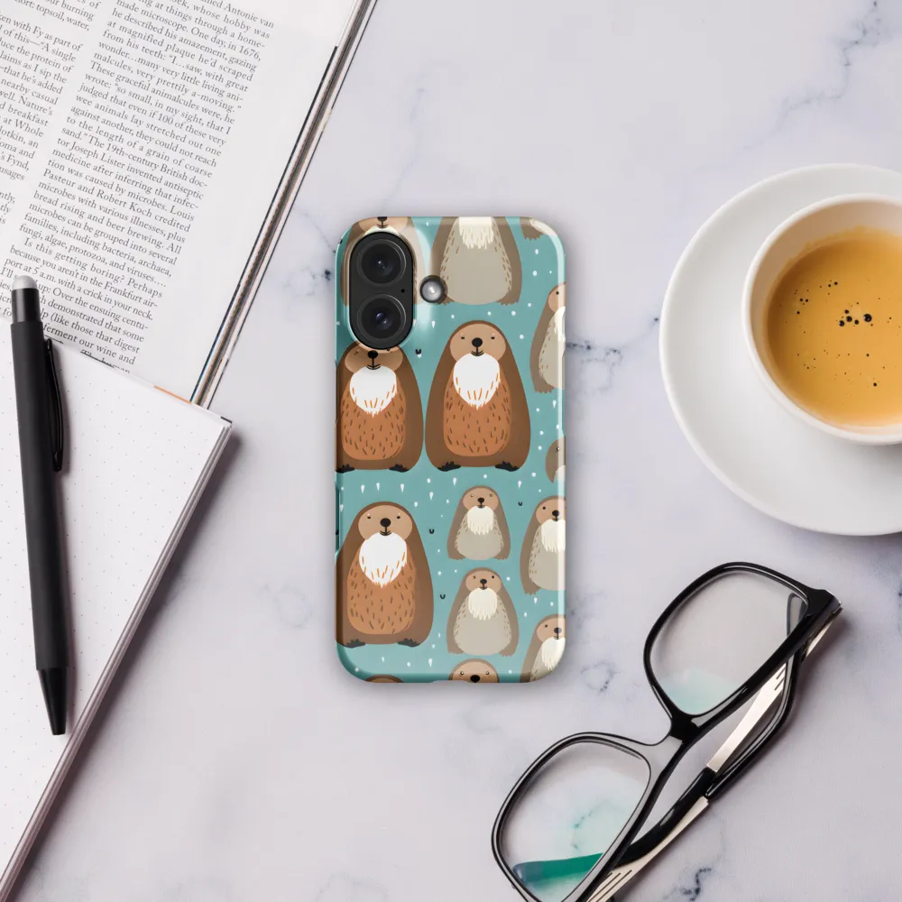 Whimsical Otter Pattern | Phone Case