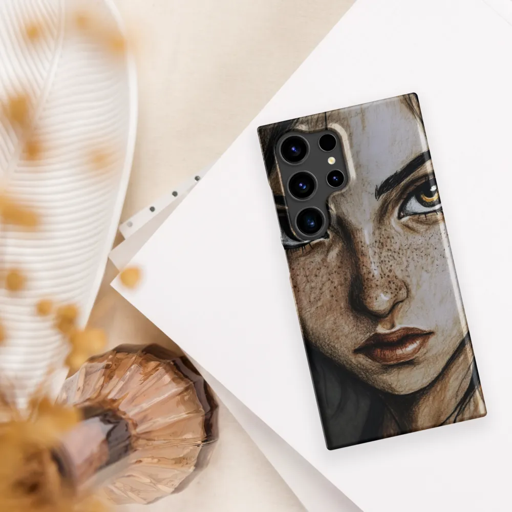 Gaze of Depth | Phone Case |  S24 Ultra | Snap Case | Matte