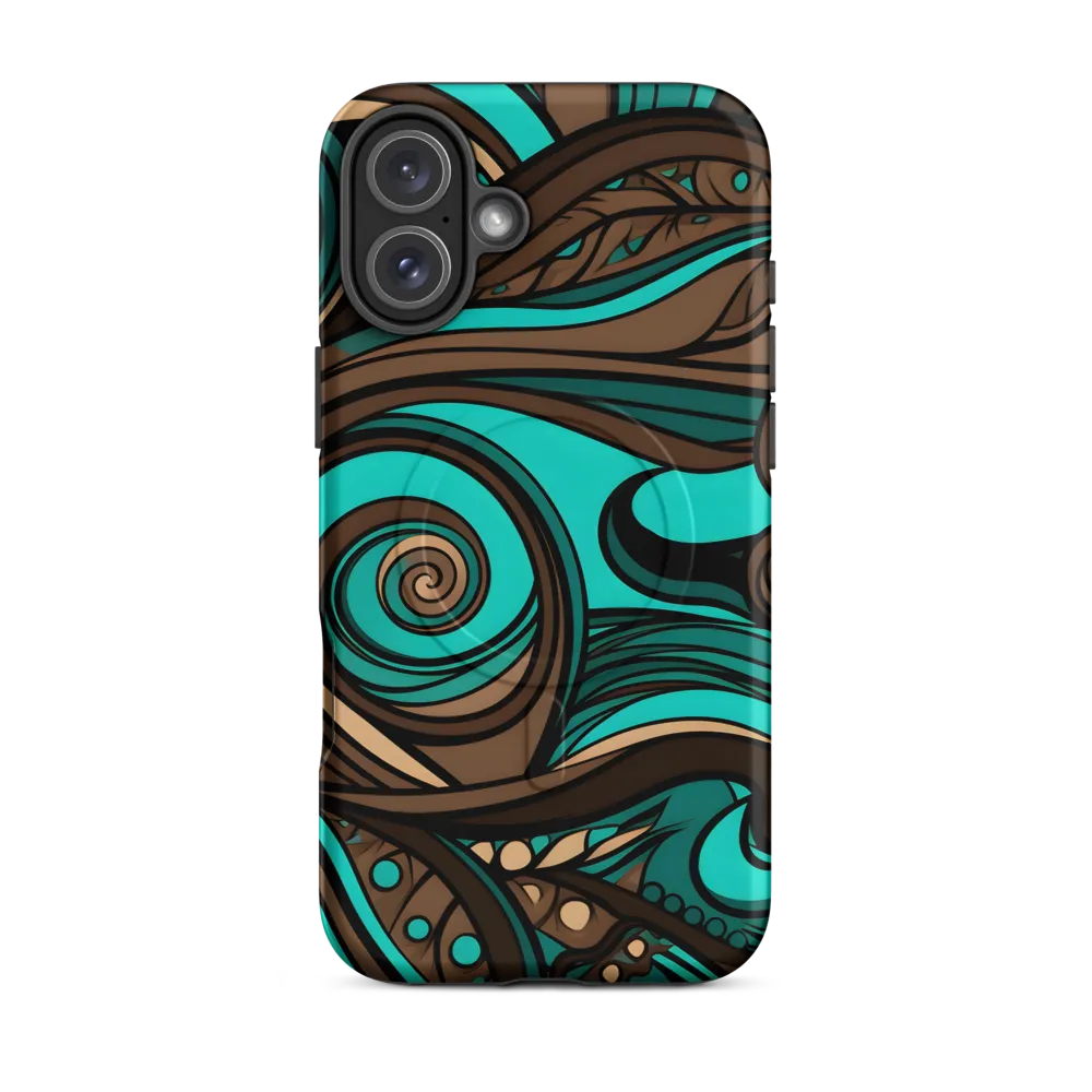 Fluctuating Currents | Phone Case |  16 Plus | MagSafe® Tough Case | Matte