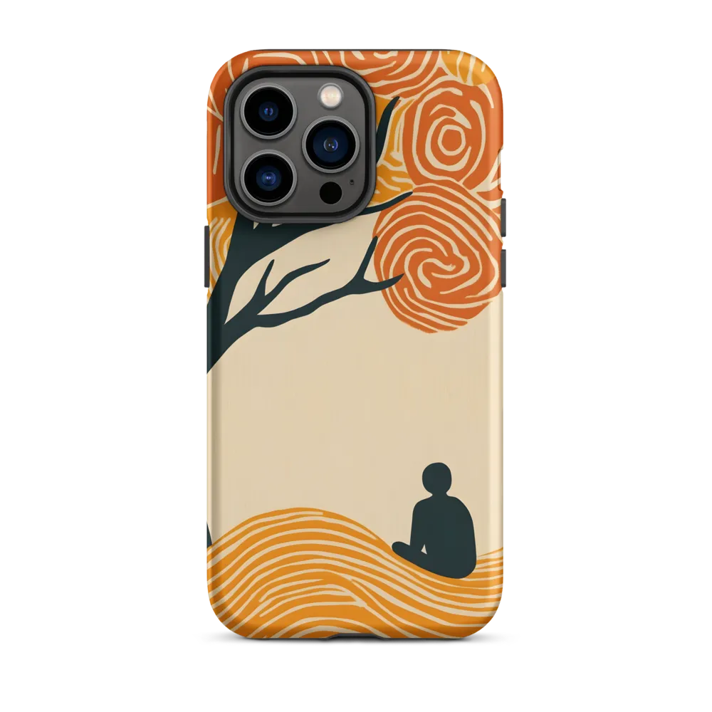 Silent Reflections under Swirling Leaves