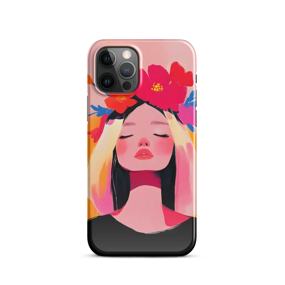 Floral Serenity | Phone Case |  12 Pro | Snap Case | Glossy