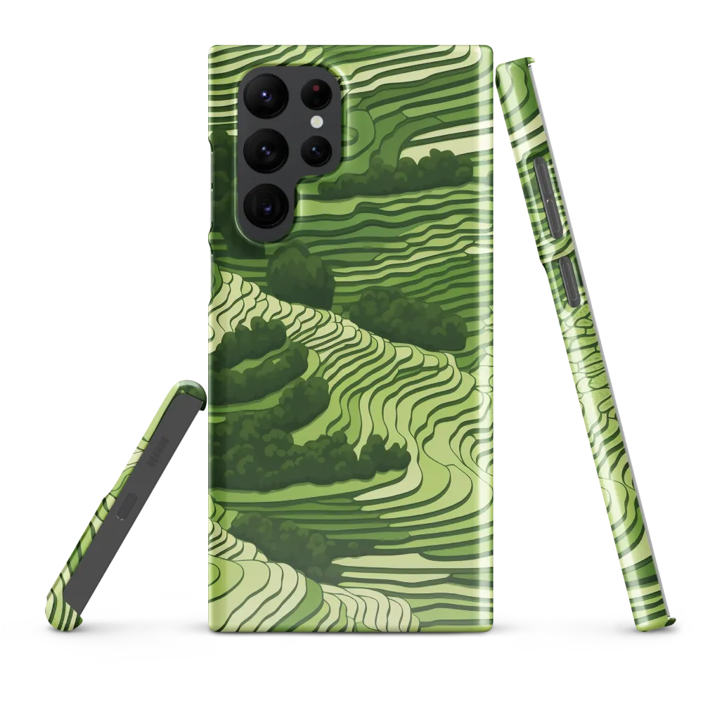 Waves of Green: An Abstract Landscape
