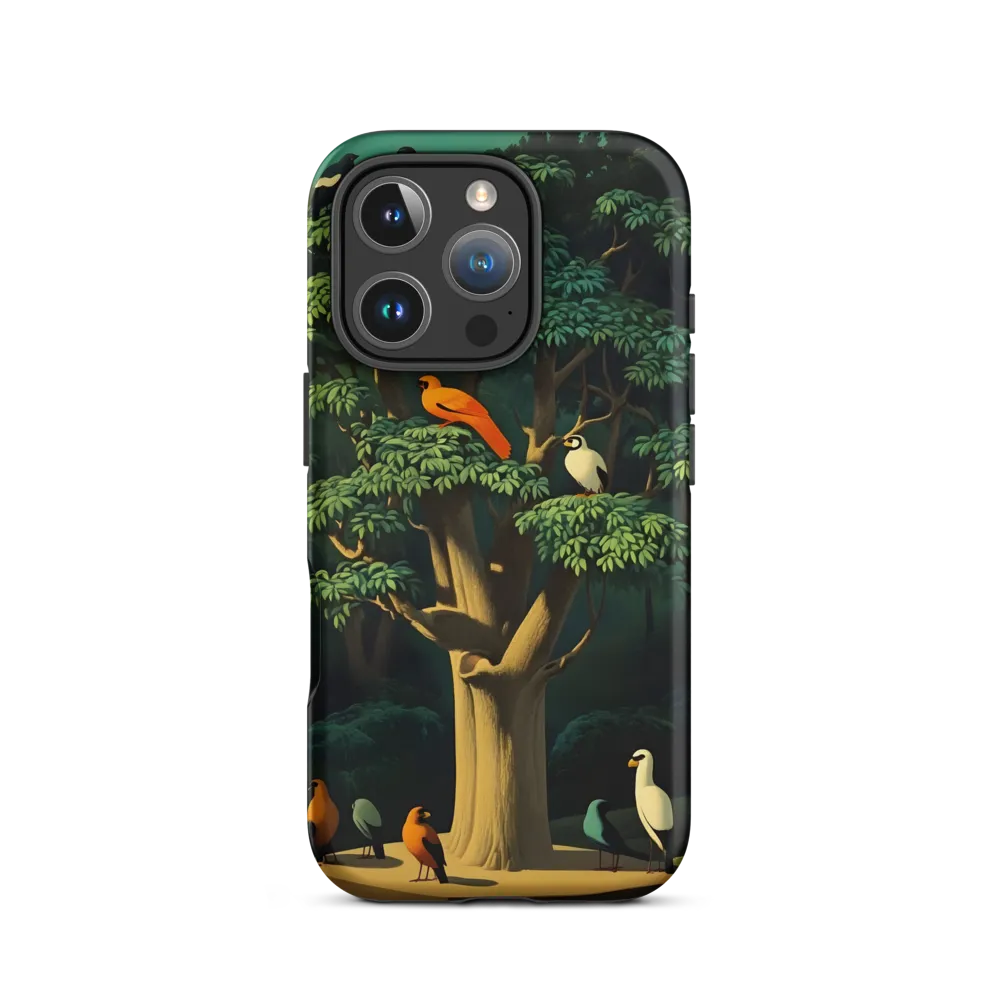 Harmony in Color: A Surreal Bird Symphony