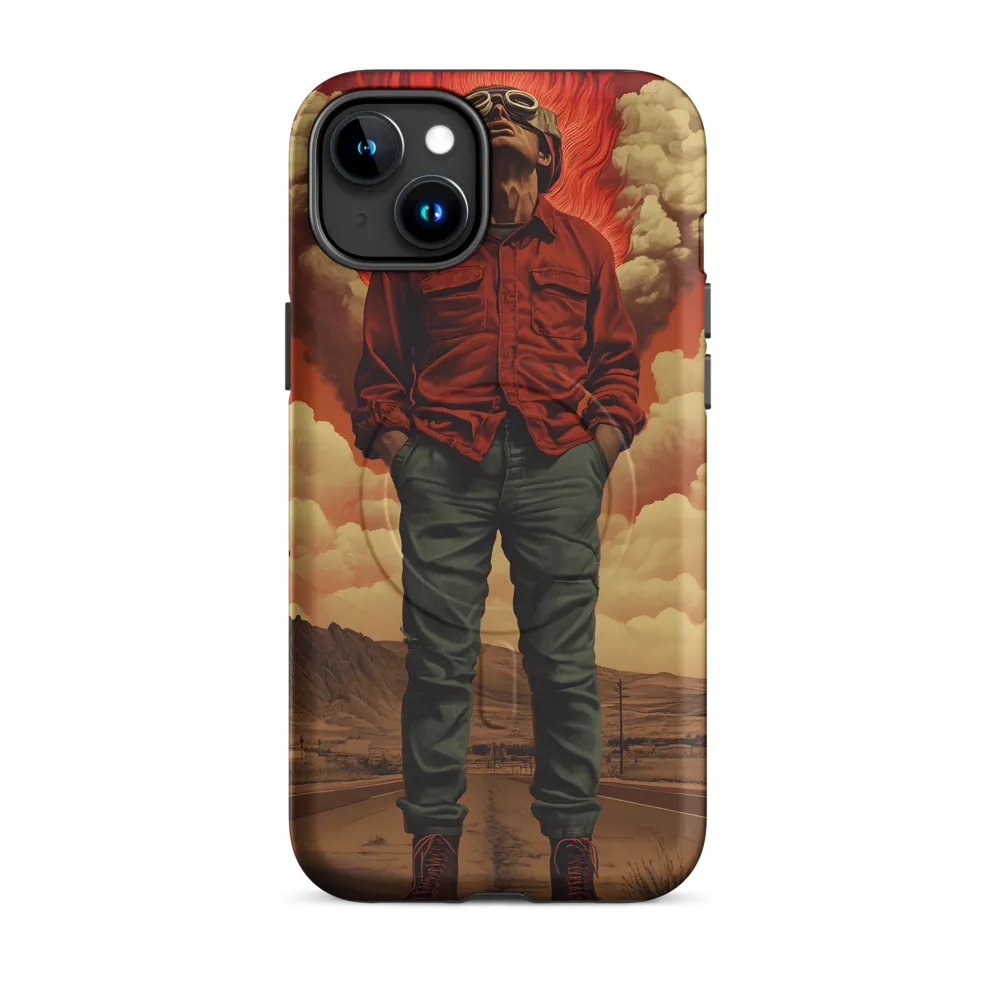 Defiant Spirit in a Surreal Landscape