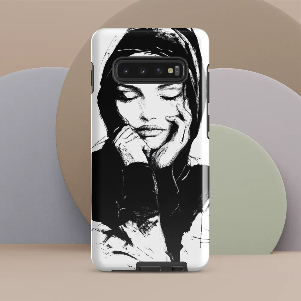 Whispers of Contemplation | Phone Case |  S10 Plus | Tough Case | Glossy