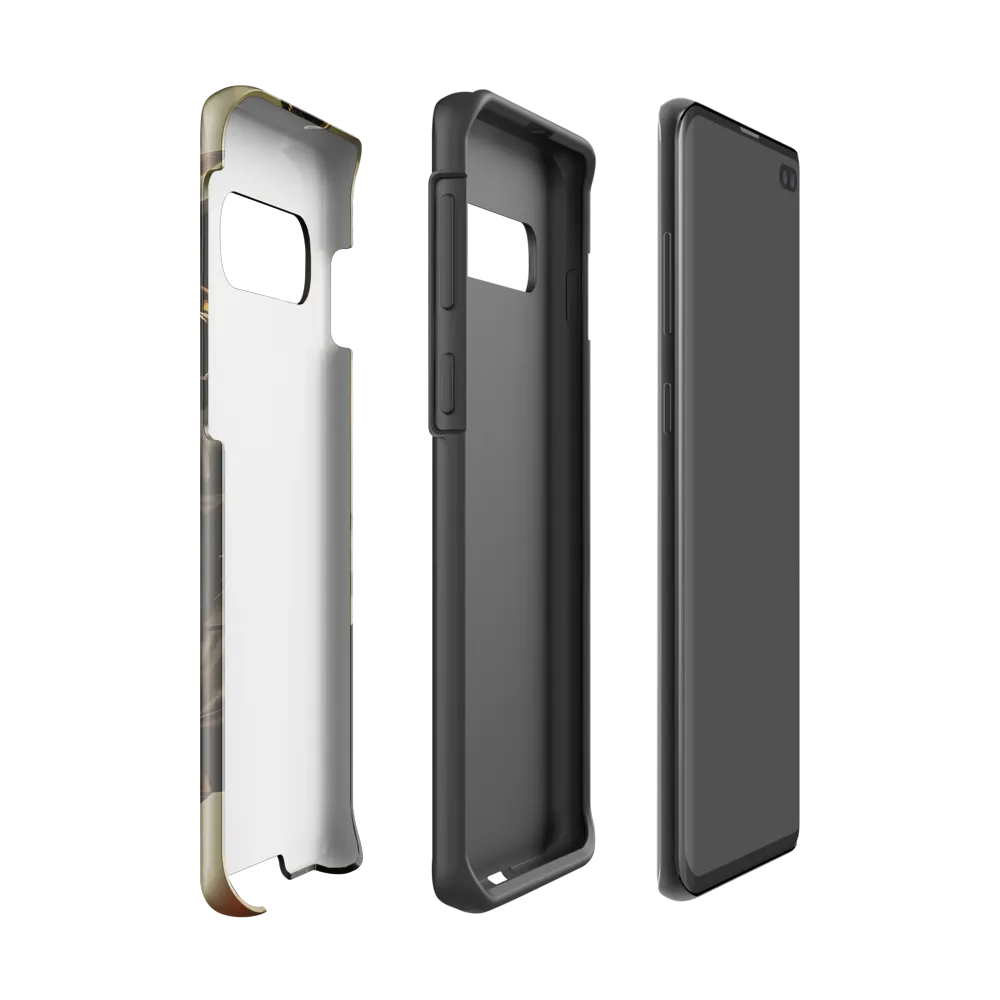 Ethereal Explorer: The Enigmatic Astronaut | Phone Case |  S10 | Tough Case | Glossy