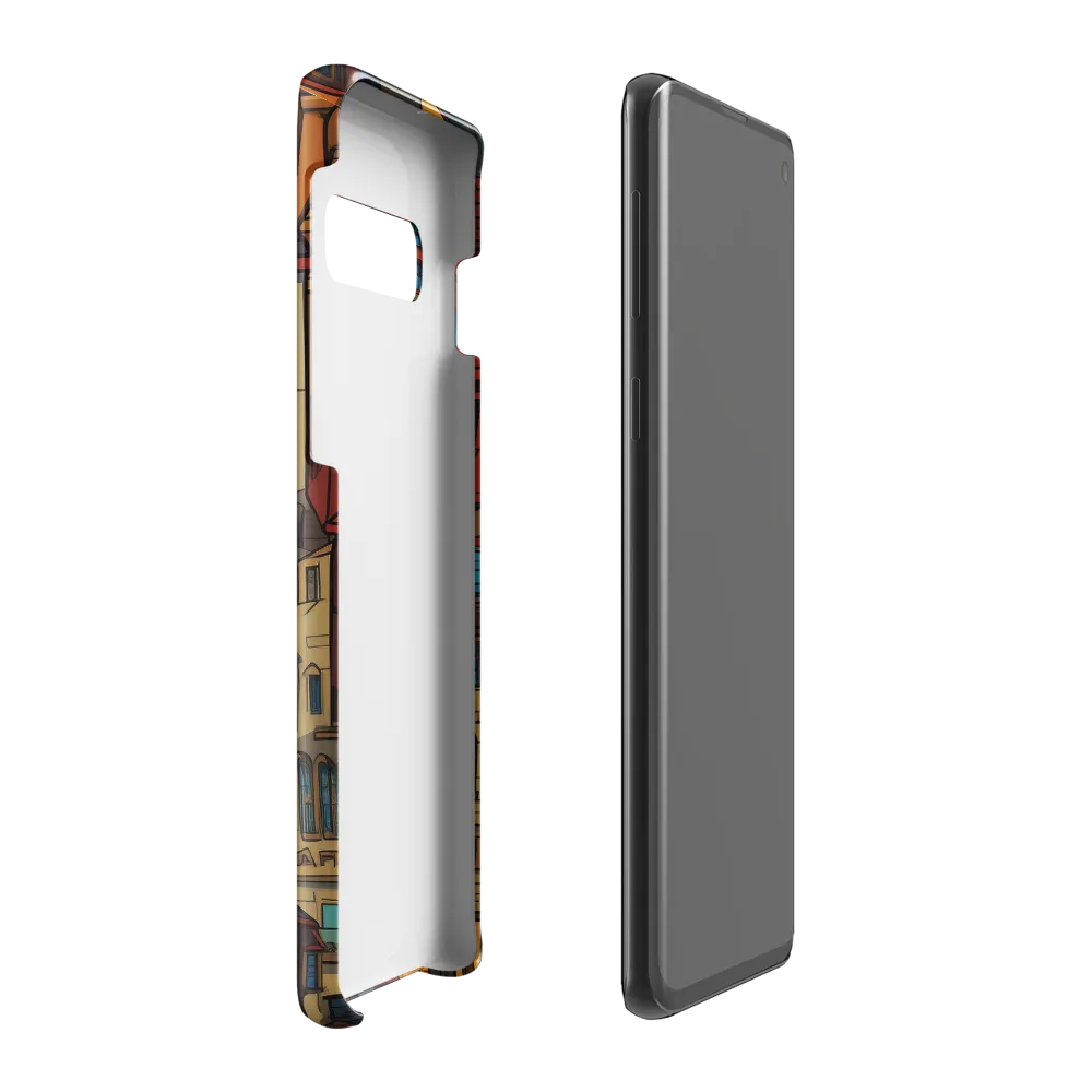 Whimsical Urban Mosaic | Phone Case |  S10 Plus | Snap Case | Glossy