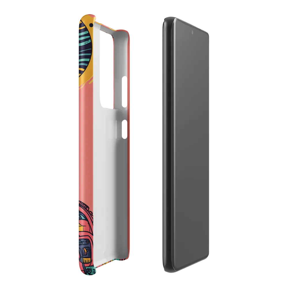 Exploration Beyond: A Digital Astronaut | Phone Case |  S21 Ultra | Snap Case | Matte
