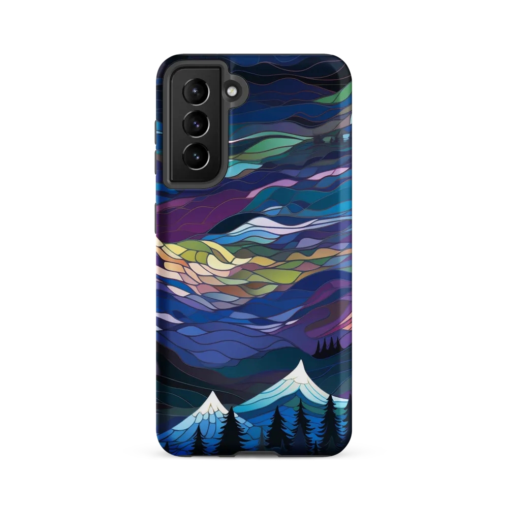 Twilight Peaks: An Abstract Mountain Landscape