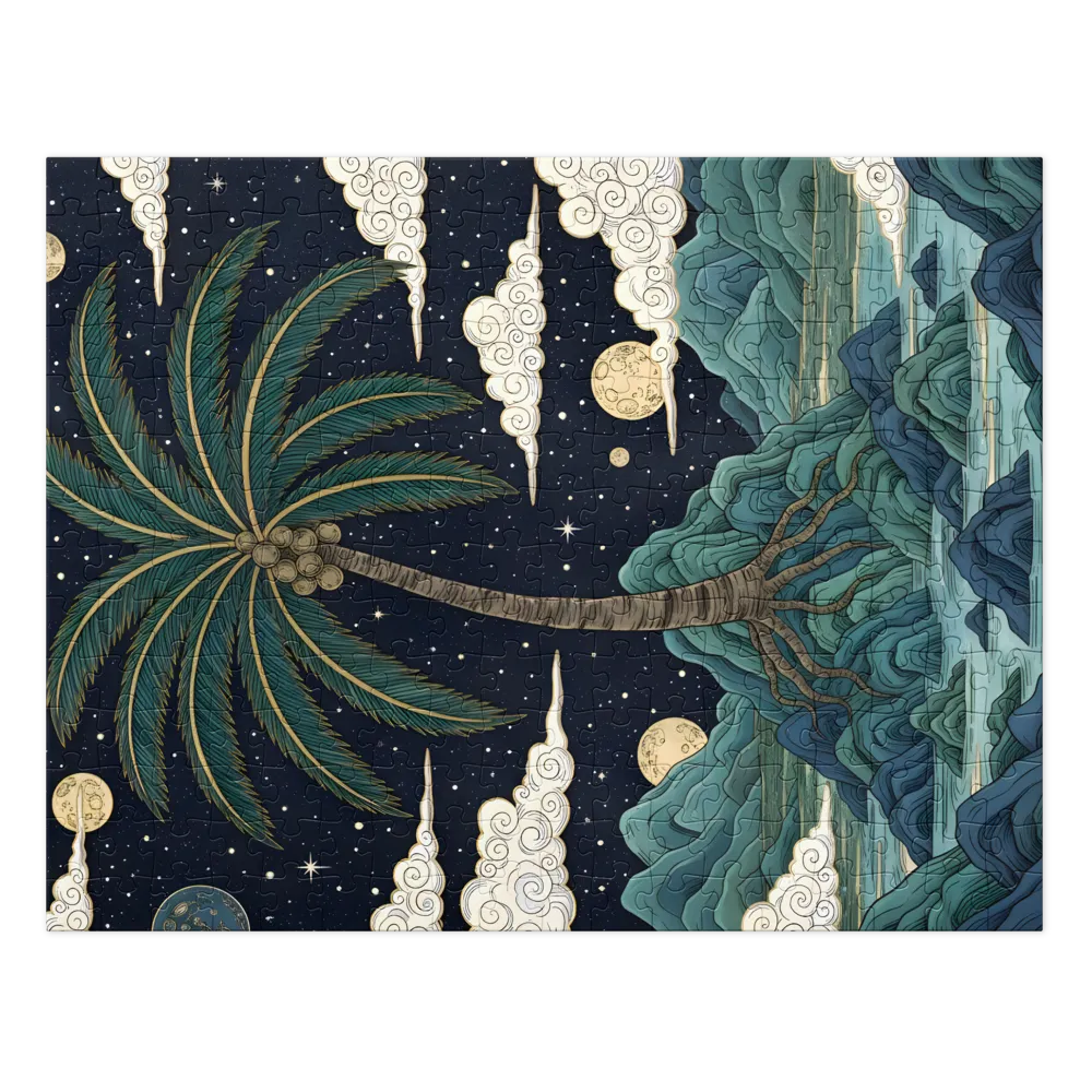 Star Isle Palm 
 Jigsaw Puzzle in Tin Box