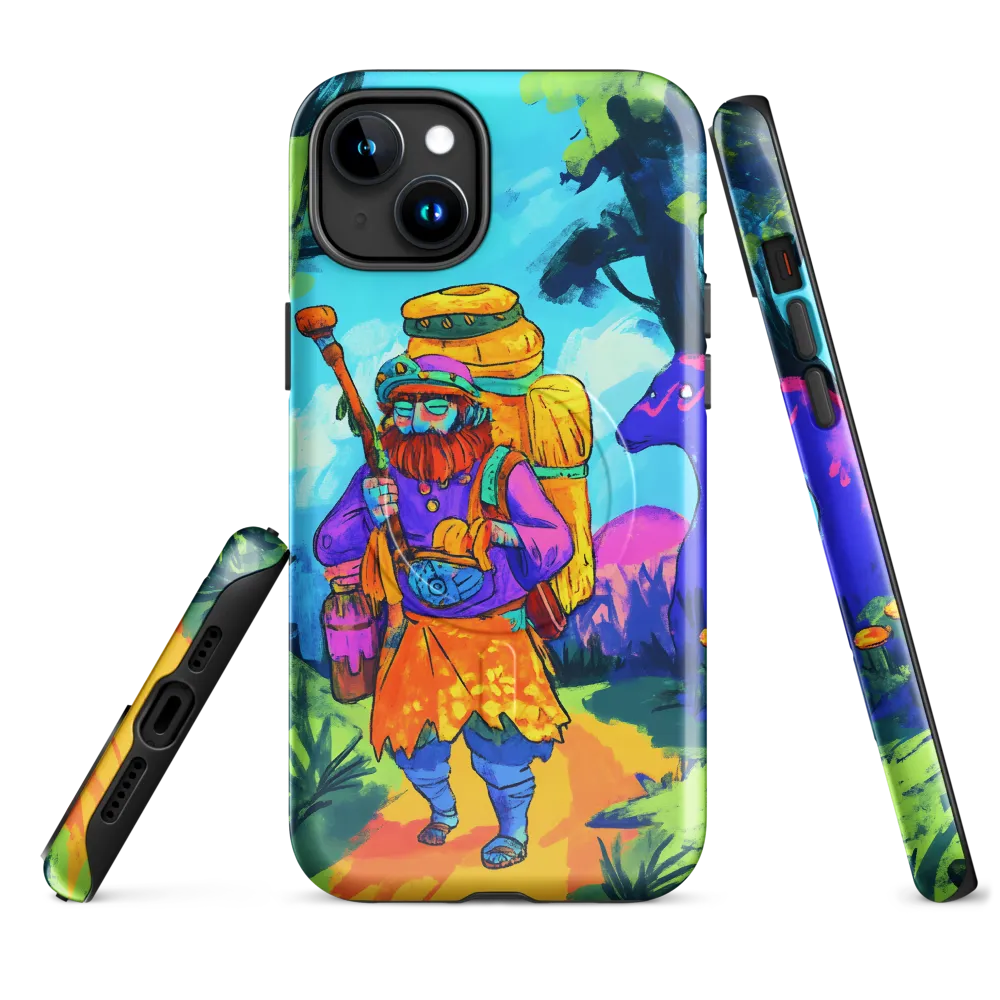 Journey Through a Whimsical Forest | Phone Case |  15 Plus | MagSafe® Tough Case | Glossy