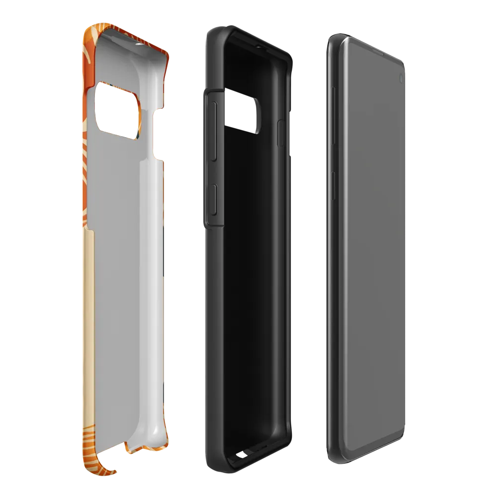 Silent Reflections under Swirling Leaves | Phone Case |  S10 Plus | Tough Case | Matte