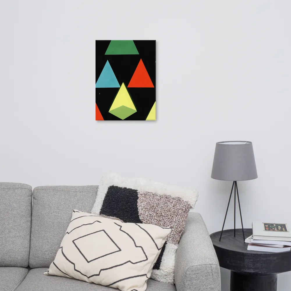 Geometric Harmony in Color | Canvas | 18″×24″