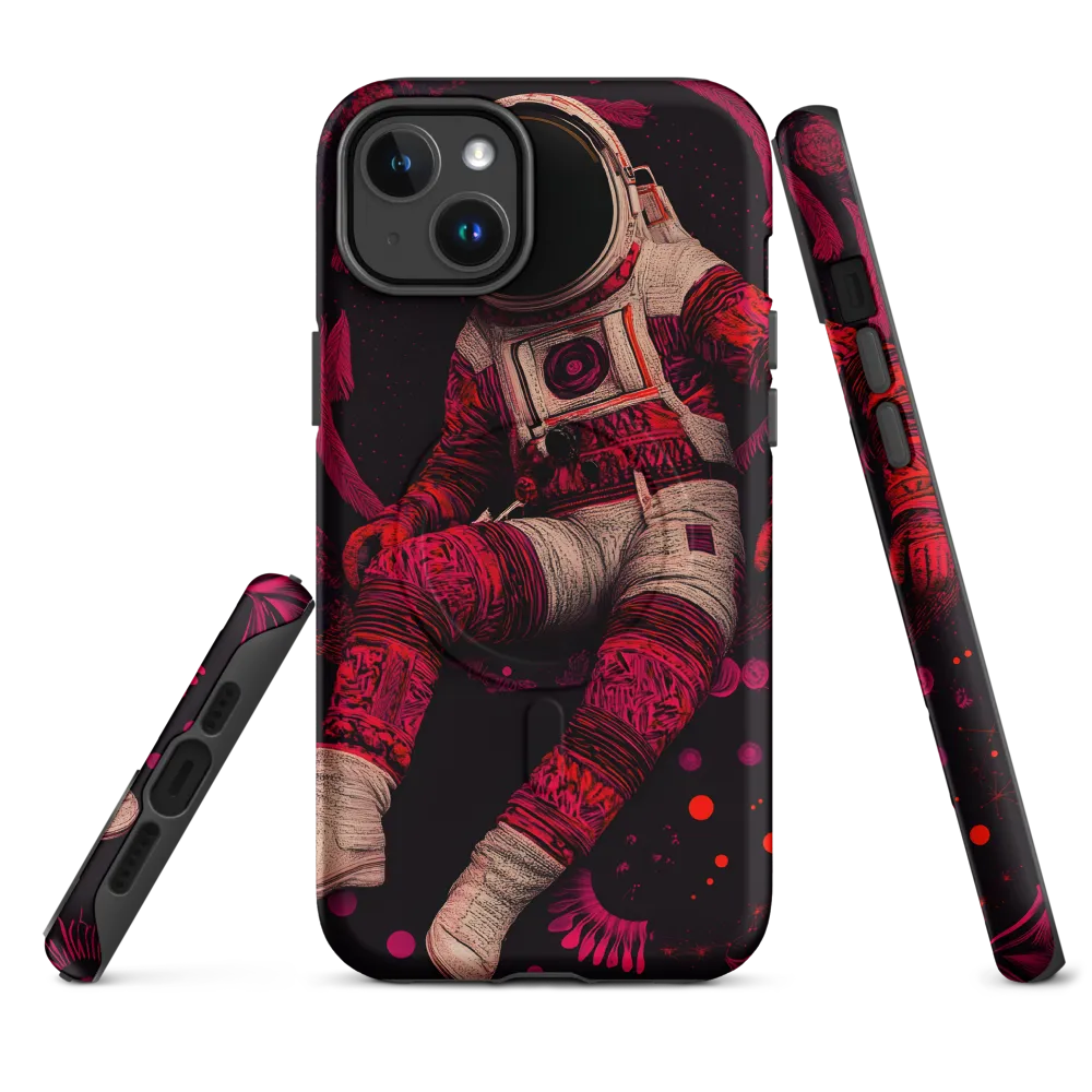 Magenta Drift — An Astronaut in Etched Space