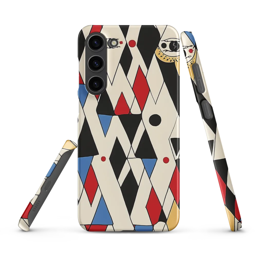 Dynamic Geometric Symphony | Phone Case |  S23 Plus | Snap Case | Matte