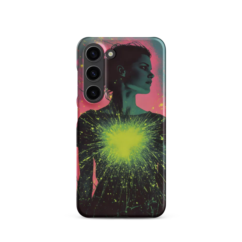 Cosmic Heart: A Surreal Portrait of Strength