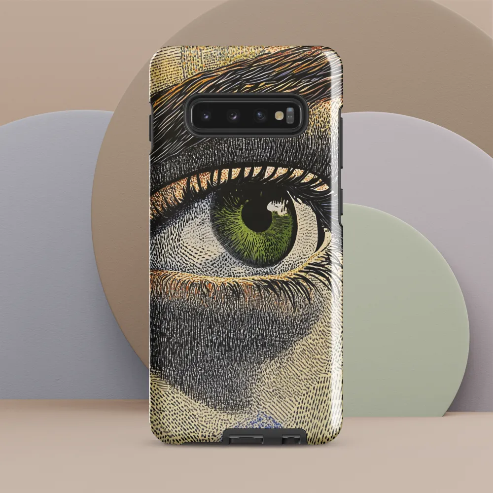 Intrigue in Green | Phone Case |  S10 Plus | Tough Case | Glossy