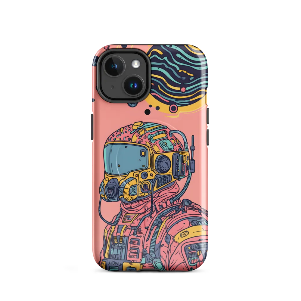 Exploration Beyond: A Digital Astronaut | Phone Case |  14 | MagSafe® Tough Case | Glossy