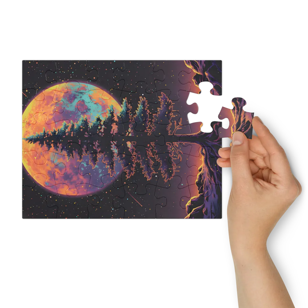 Celestial Pine 
 Jigsaw Puzzle in Tin Box