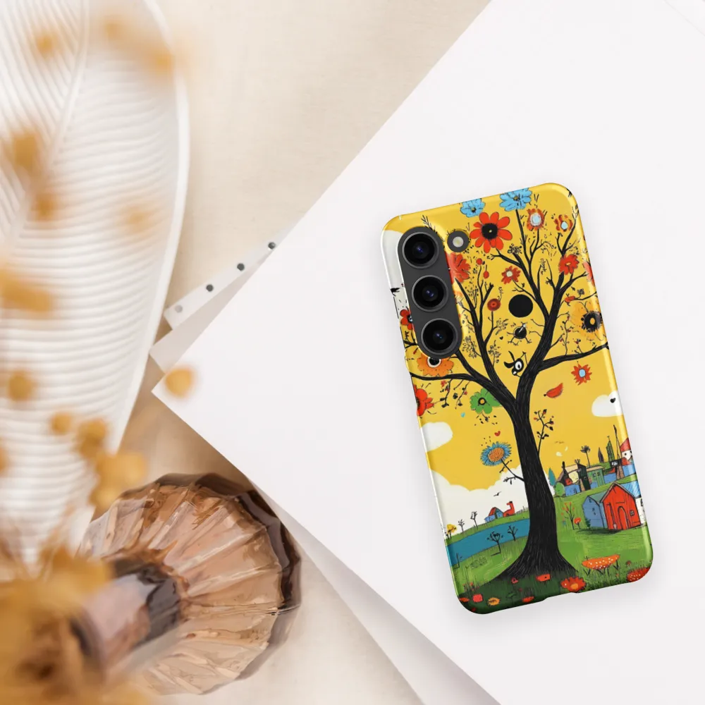 Whimsical Blooms of Life | Phone Case |  S23 | Snap Case | Matte