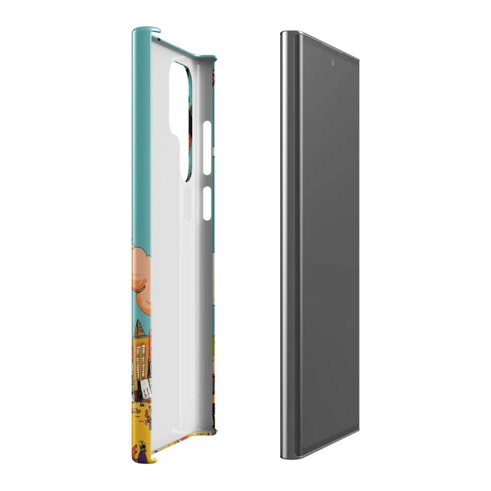 Urban Fantasia: A Whimsical Encounter | Phone Case |  S22 Ultra | Snap Case | Glossy