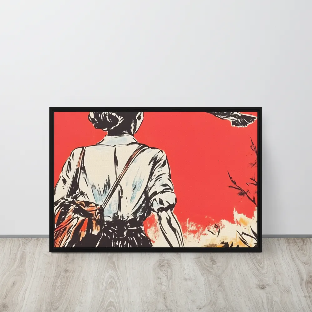 Journey Beyond the Horizon | Canvas with Black Frame | 20″×30″