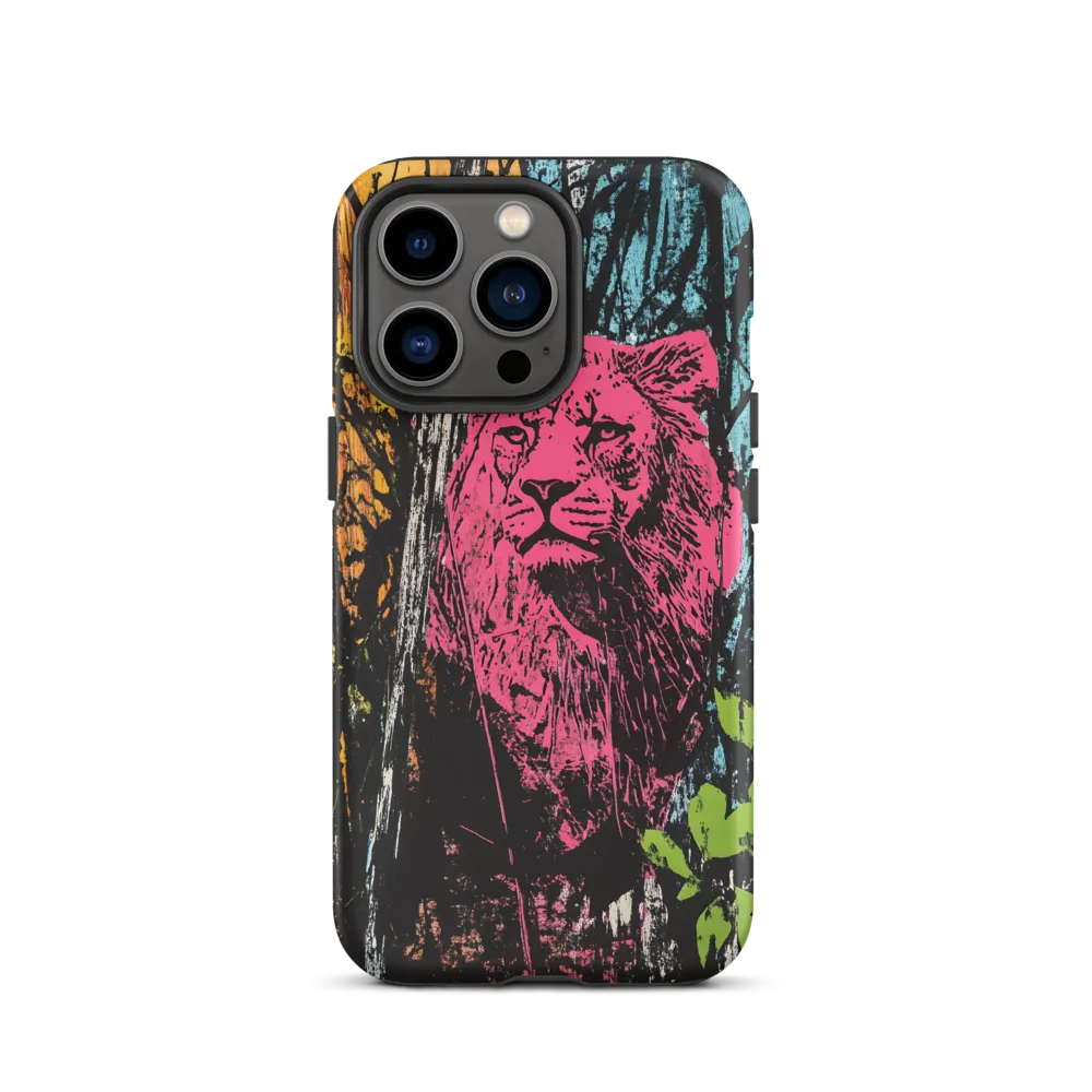 Fierce Vibrance: The Pink Lion