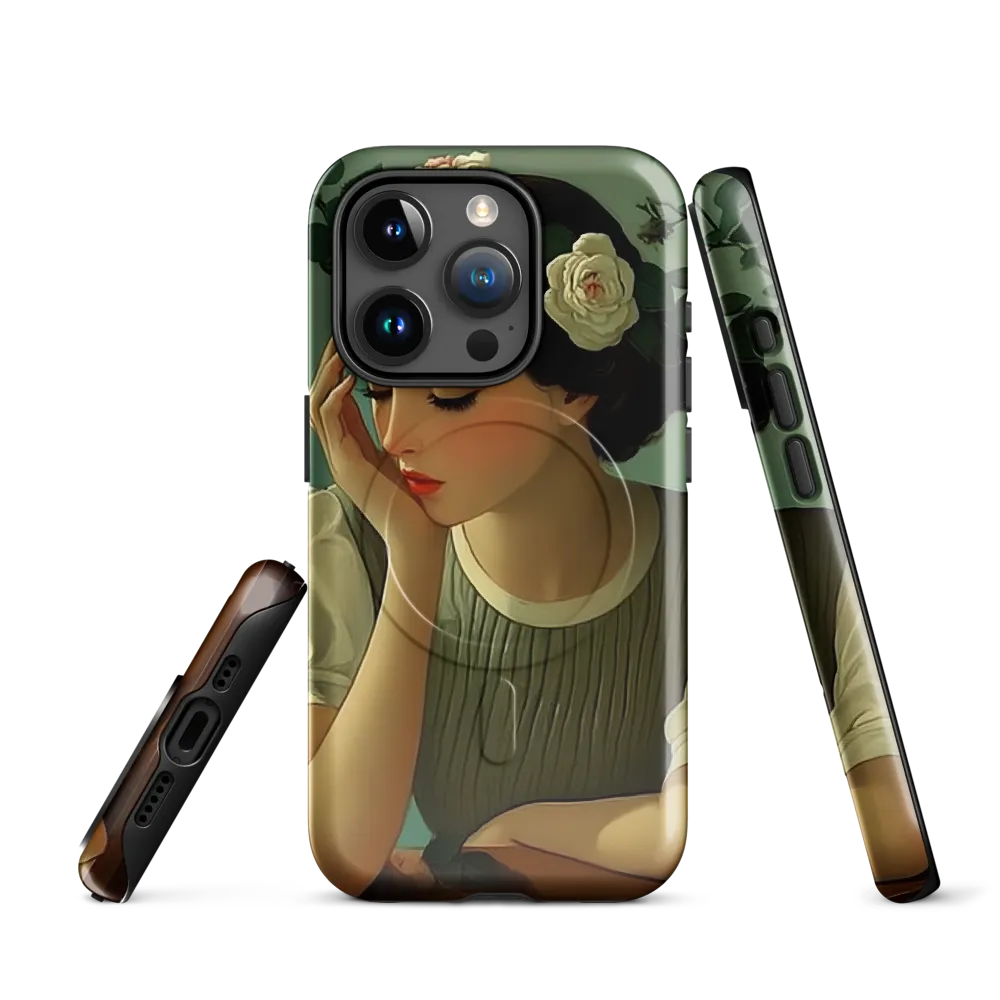 Whispers of Serenity | Phone Case |  15 Pro | MagSafe® Tough Case | Glossy