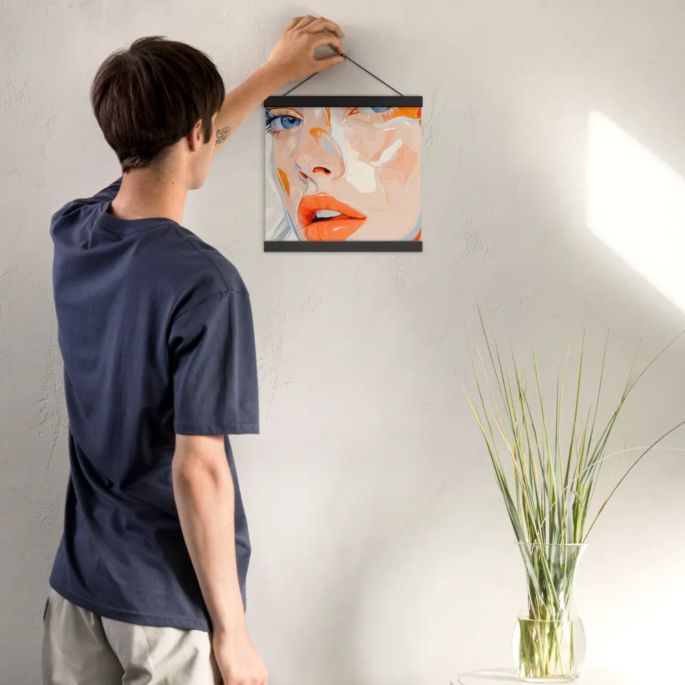 Ethereal Expressions | Poster With Black Wood Hanger | 12″×12″