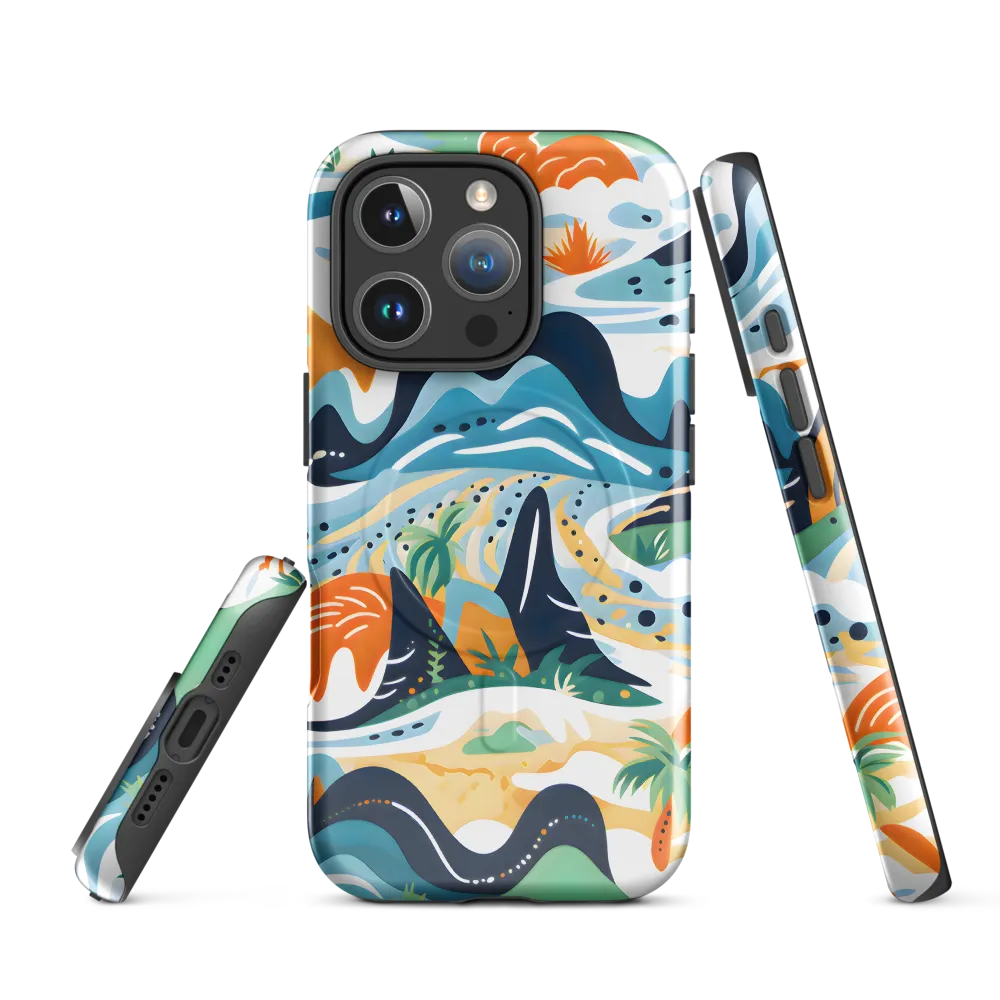 Abstract Tropical Landscape