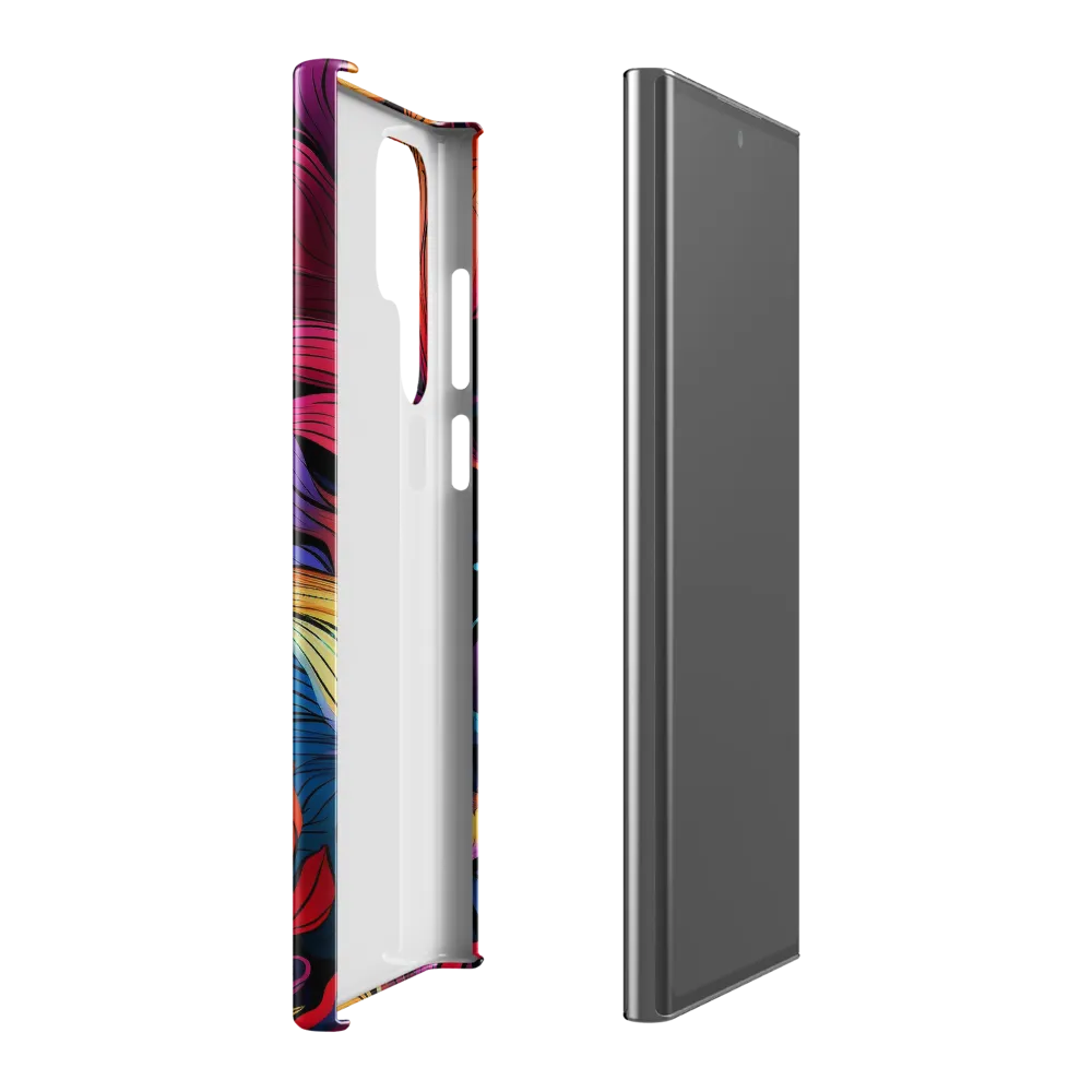Floral Symphony | Phone Case |  S22 Ultra | Snap Case | Glossy