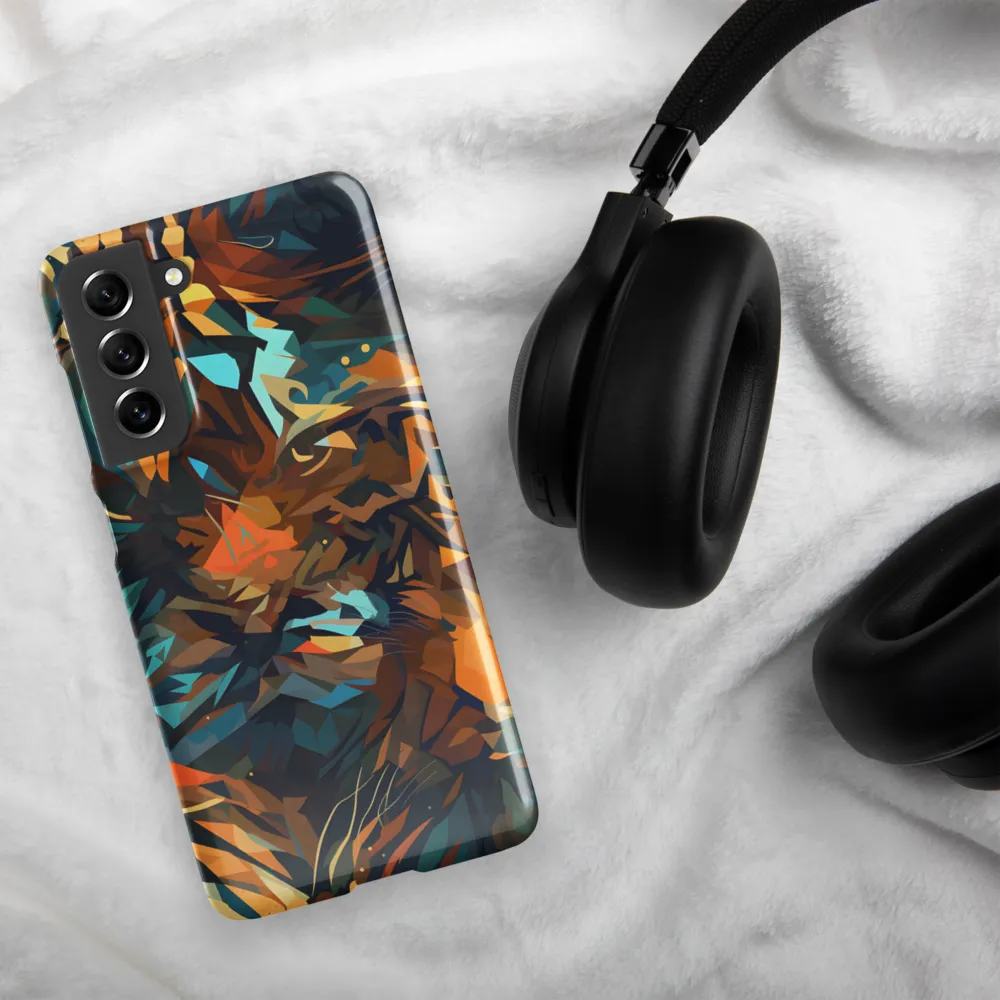 Wild Symphony: Abstract Tigers | Phone Case |  S21 FE | Snap Case | Glossy