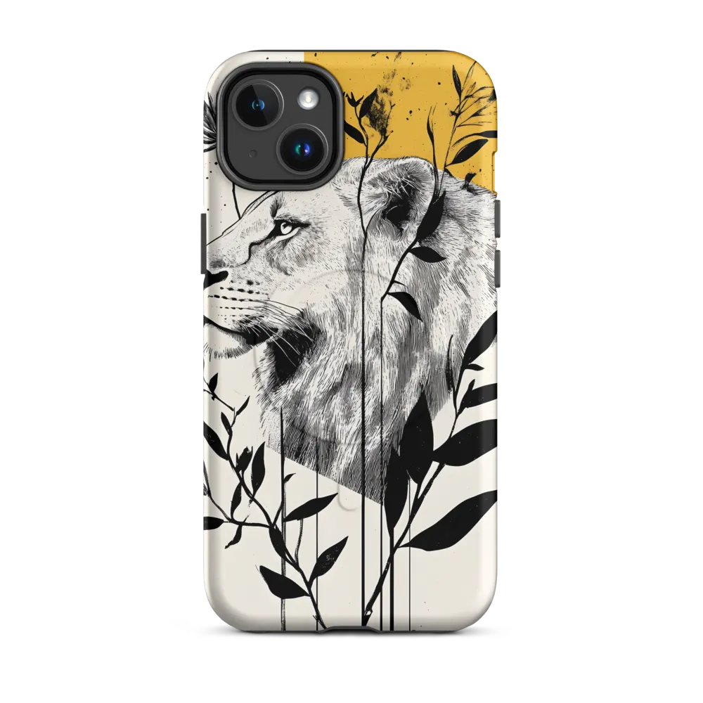 Regal Serenity: The Lion and Flora