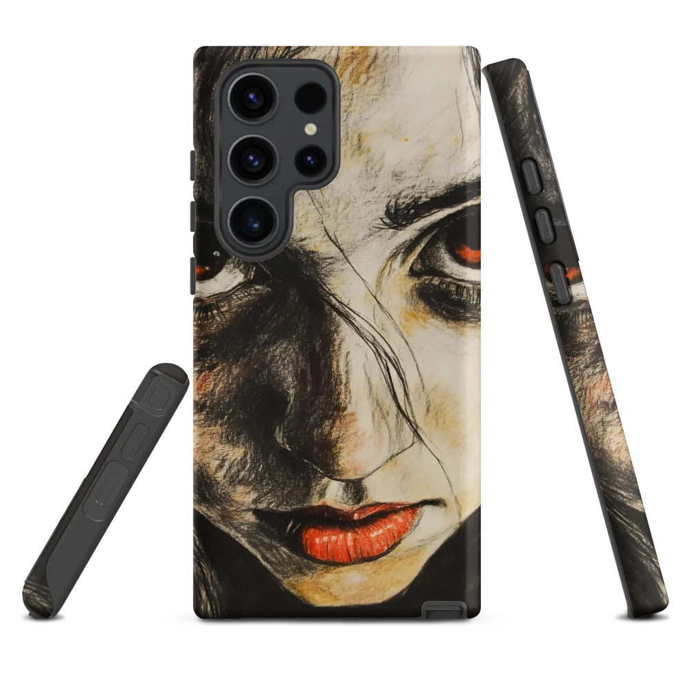 Gaze of Intensity | Phone Case |  S23 Ultra | Tough Case | Matte