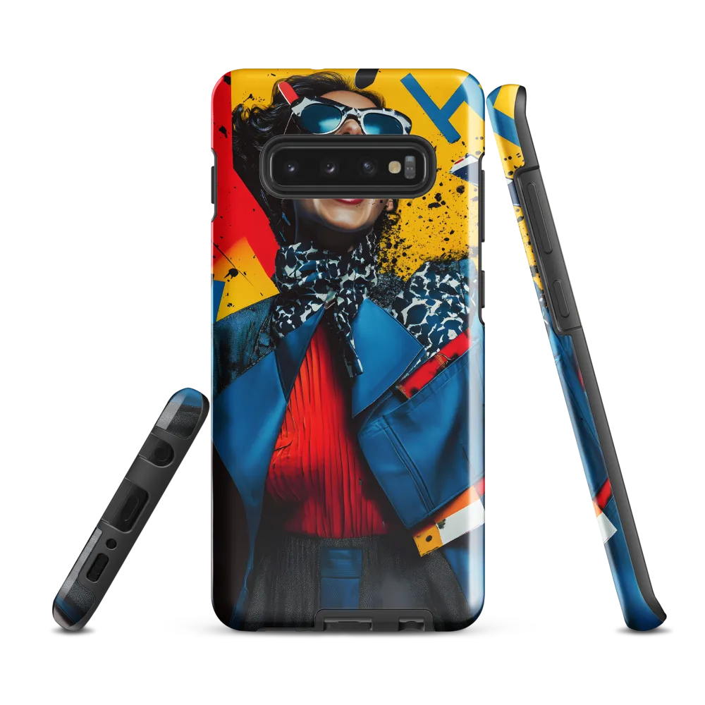 Vibrant Expressions of Fashion | Phone Case |  S10 Plus | Tough Case | Glossy