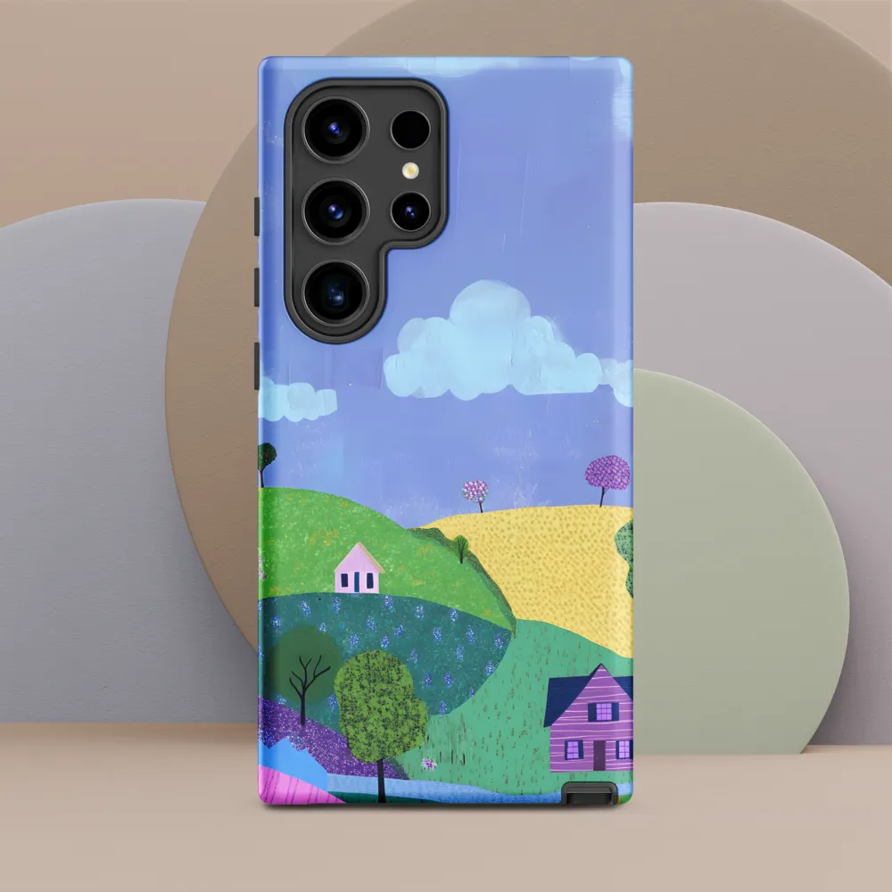 Whimsical Hills and Quaint Homes | Phone Case |  S24 Ultra | Tough Case | Matte